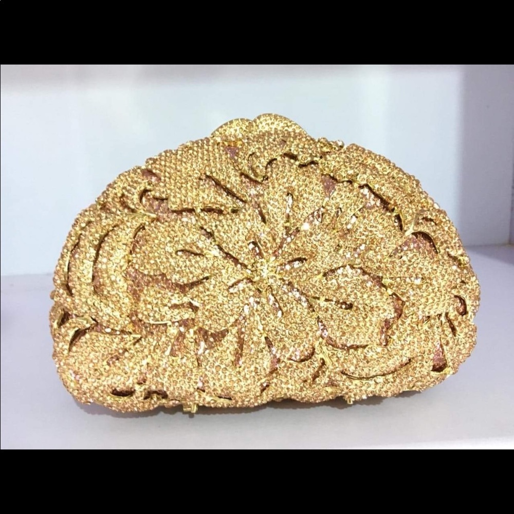 Crystallized Swarovski clutch